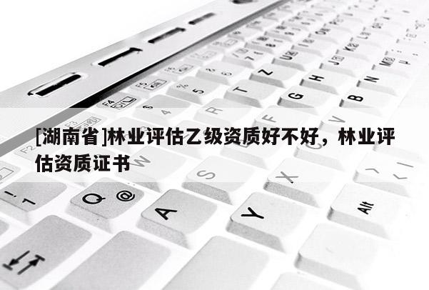 [湖南省]林業(yè)評(píng)估乙級(jí)資質(zhì)好不好，林業(yè)評(píng)估資質(zhì)證書