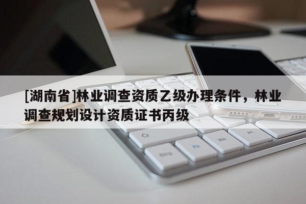 [湖南省]林業(yè)調(diào)查資質(zhì)乙級(jí)辦理?xiàng)l件，林業(yè)調(diào)查規(guī)劃設(shè)計(jì)資質(zhì)證書丙級(jí)